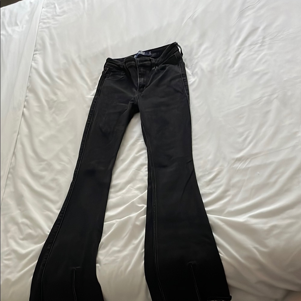 Black Flared Pants